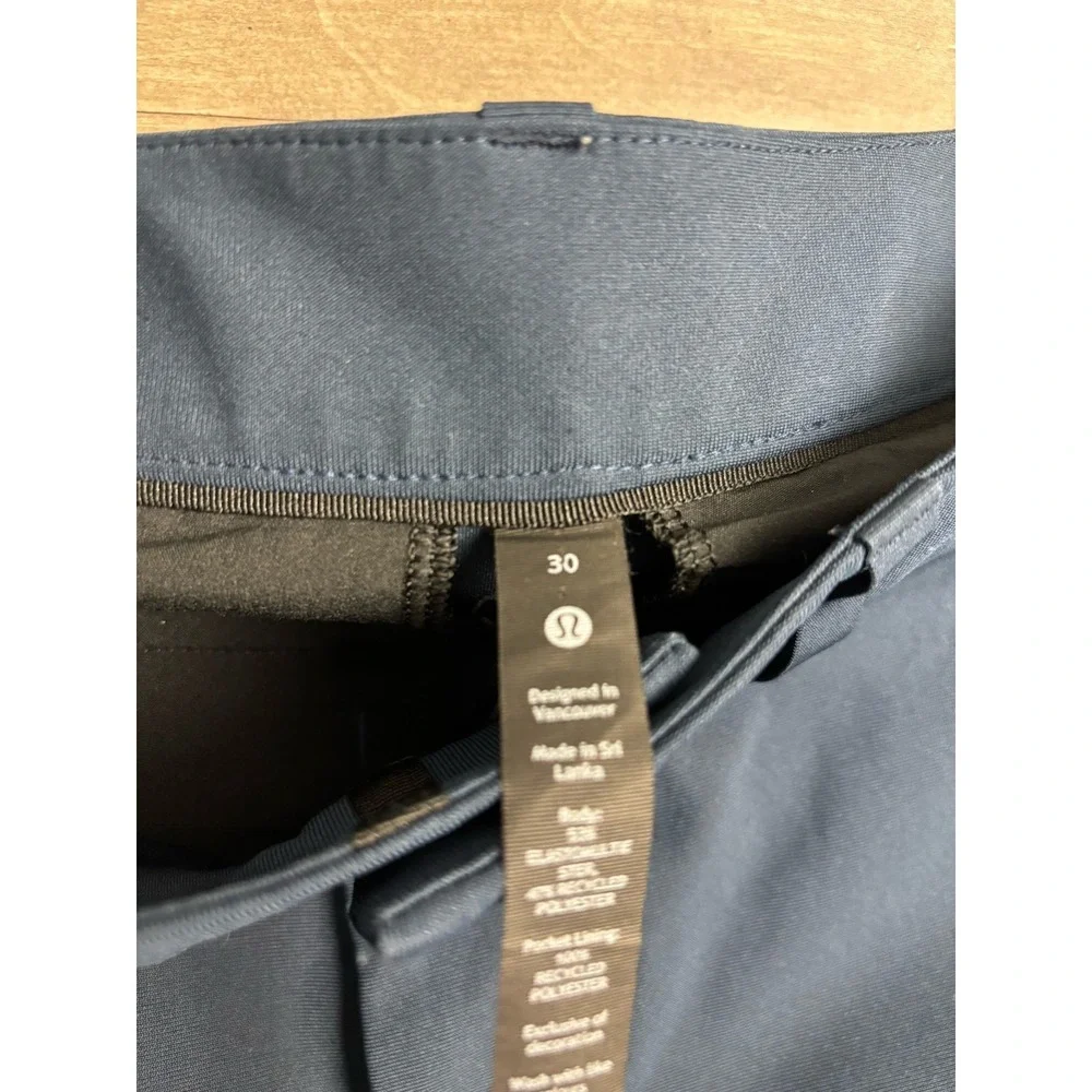 Lululemon Pant ABC Slim Fit Warpstreme Mens 30 X 30 Performance Blue